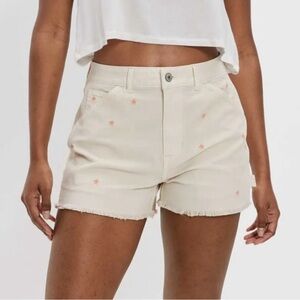 American Eagle Floral Embroidered Shorts